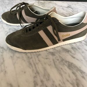 Gola Bullet Sneaker Women Suede in Khaki 9